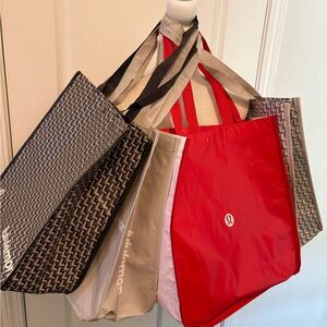 lululemon athletica Red and Black Tote Collection
